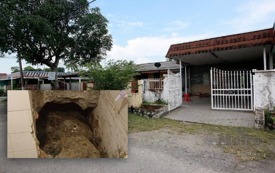 The discovery of the body of a woman buried and cemented in the bathroom of a house near Kampung Pandamaran here has shocked residents.- NSTP file pic