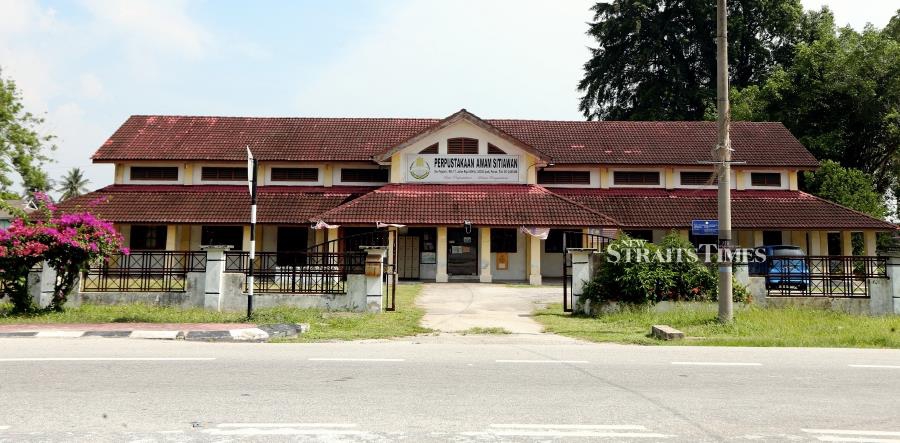 Sitiawan’s library, where the writer spent countless hours delving into Mills and Boon novels.