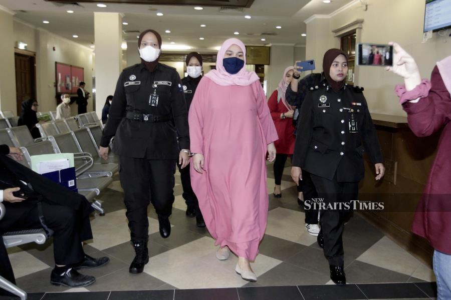 Siti Bainun was sent to Kajang Prison on the same day (May 3) after the court dismissed her application for a stay of execution of the jail sentence and her appeal against the Session Court decision will be heard at the High Court on Jan 30 next year. - NSTP/AIZUDDIN SAAD