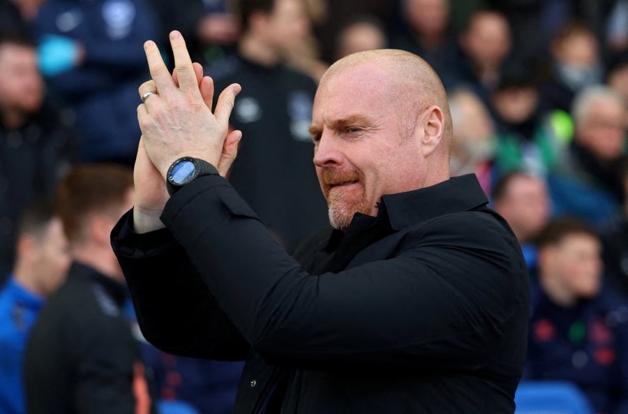 Everton manager Sean Dyche. - REUTERS PIC