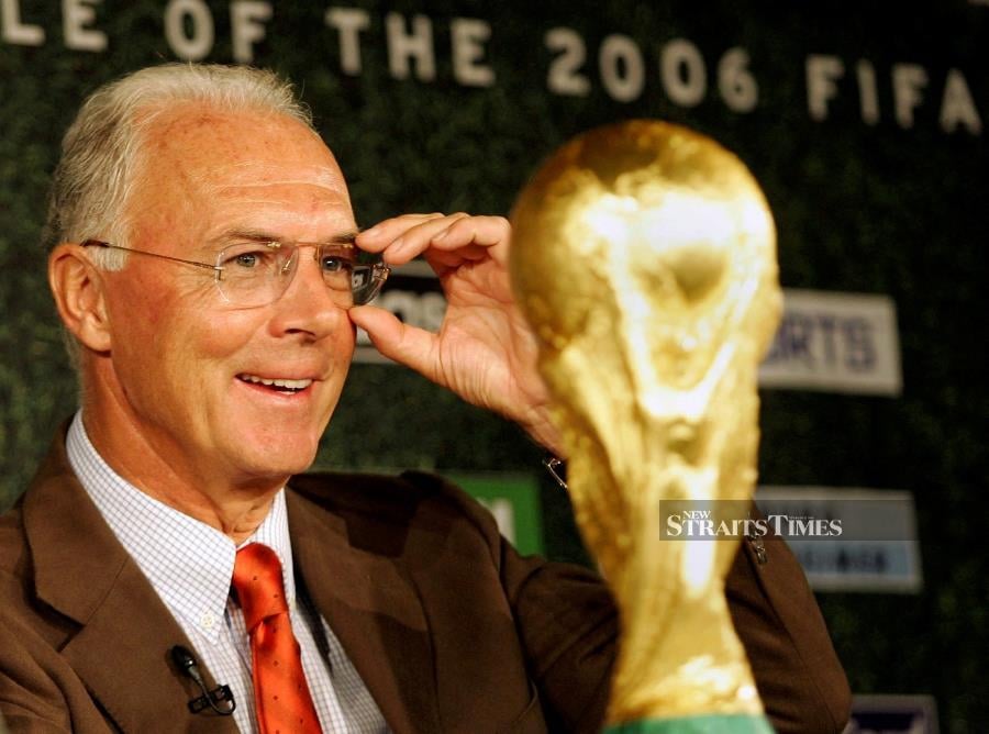 The late Franz Beckenbauer. REUTERS PIC 