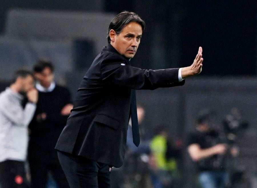 Inter Milan coach Simone Inzaghi. REUTERS PIC