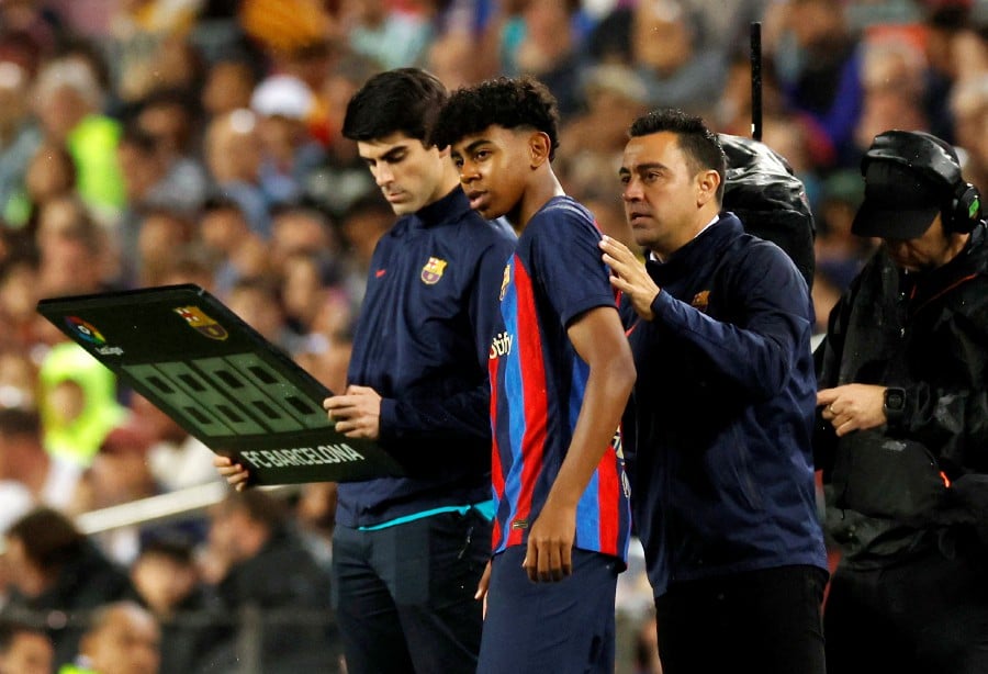 Lamine Yamal Becomes Barca's Youngest Ever La Liga Player | New Straits ...