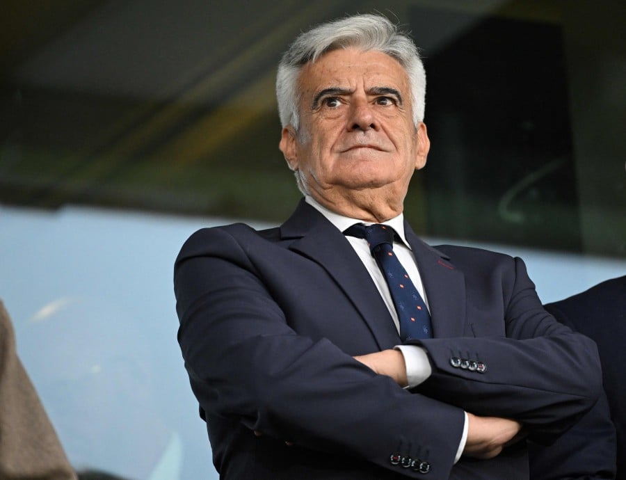 FILES: The Spanish football federation (RFEF) appointed Pedro Rocha as its president today (April 26), after disgraced former chief Luis Rubiales stepped down last September. — AFP