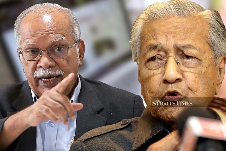 The spat between Tun Dr Mahathir Mohamad and former DAP leader Dr. P. Ramasamy continued today with a social media post from the 98-year-old former Prime Minister. - NSTP file pic