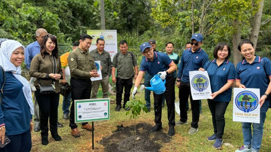 The campaign seeks to engage all stakeholders in collectively making the tree-planting initiative a nationwide success. -- Pic courtesy of Sabah Forestry Dept
