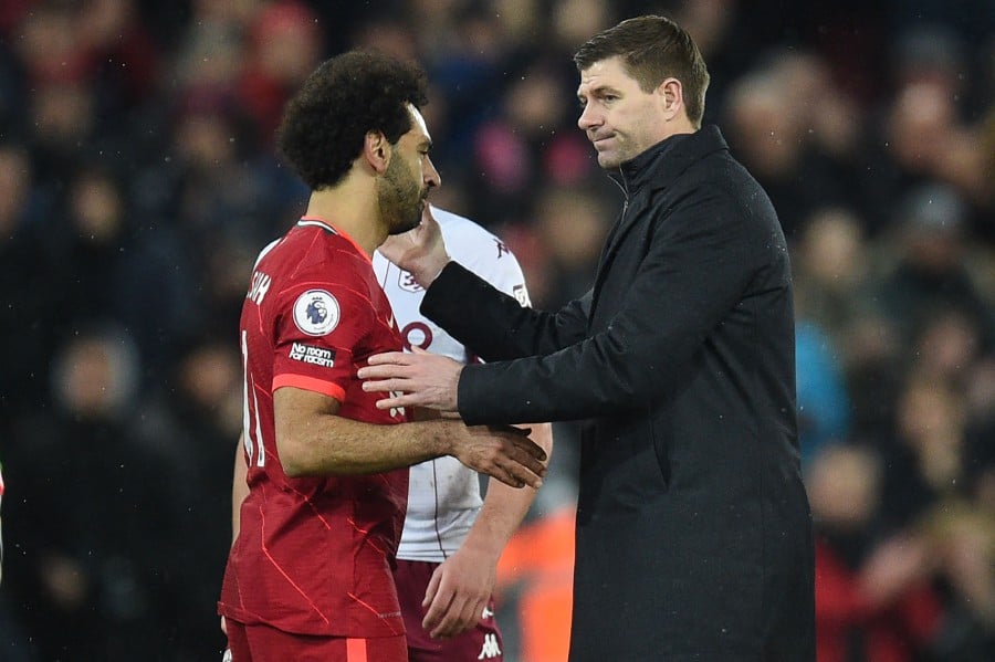 Steven Gerrard of Liverpool during Barclays Premier League match