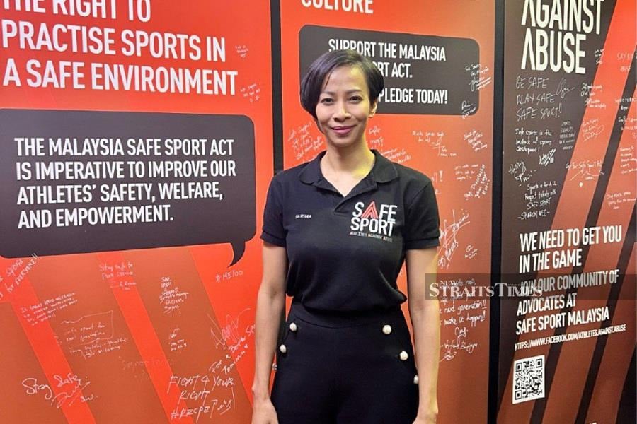 Caption: Safe Sport Malaysia president Sarina Sundara Rajah. 