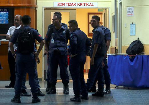 Worried Faces At Seberang Jaya Hospital As Officers Await Fate Of Comrades