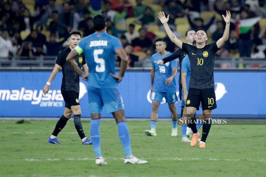 The Argentine-born Sergio Aguero got a call-up today to join Harimau Malaya before their final Group D World Cup qualifier against Taiwan at the National Stadium, Bukit Jalil on Tuesday. - NSTP file pic