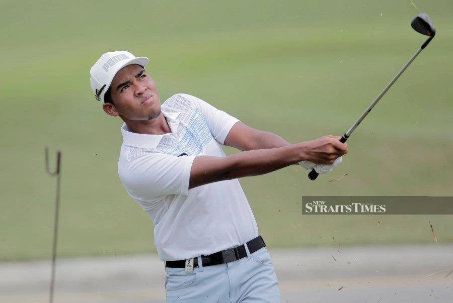 The 24-year-old Shahrifuddin closed with a three-under 69 at the Taifong Golf Club in Changhua on Sunday to share second place with Thailand's Atiruj Winaicharoenchai at 15-under 273. - NSTP file pic