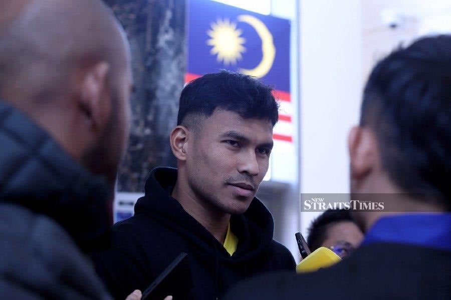 Shahrul said Harimau Malaya aim to prove that they are not as fragile as what the critics think with a result. - NSTP/HAIRUL ANUAR RAHIM