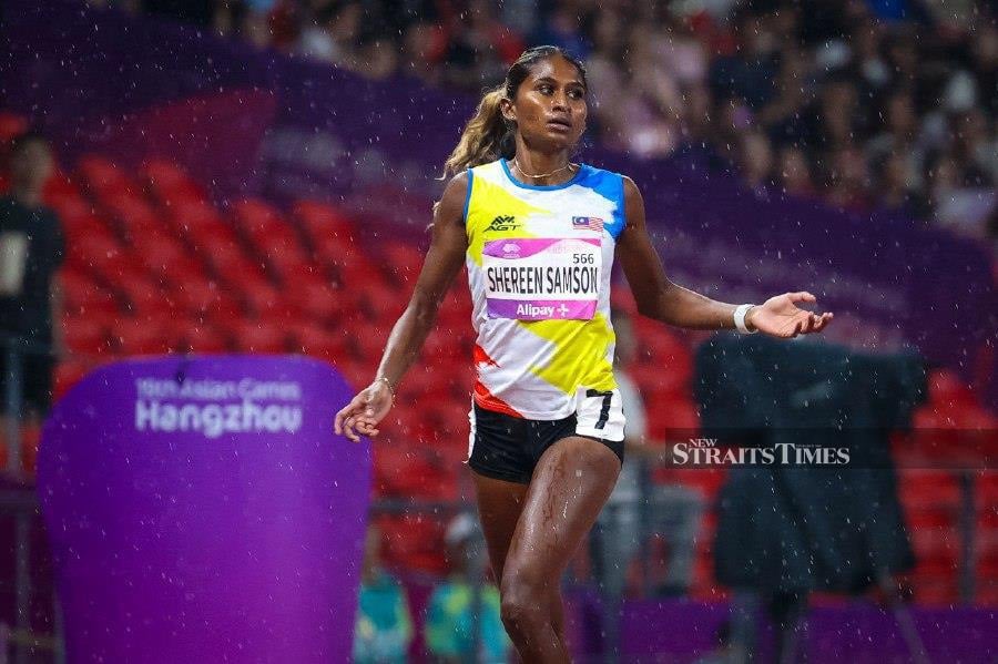 National women’s 400m champion Shereen Samson Vallabouy is ranked 92nd in the world and fourth in Asia. - NSTP file pic