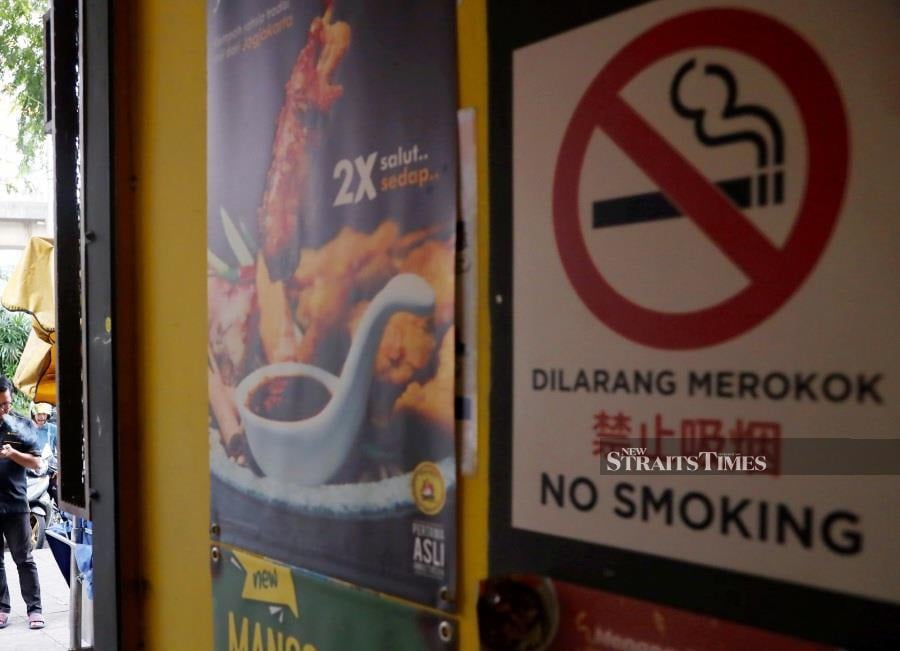 Malaysians’ hope of seeing smoke-free restaurants and eateries may be going up in smoke. And so may be the dream of a smoke-free Malaysia. - NSTP/ NUR IQBAL SYAKIR
