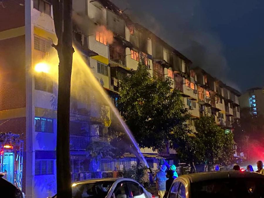 DBKL to arrange temporary housing for Flat Sri Johor fire victims | New