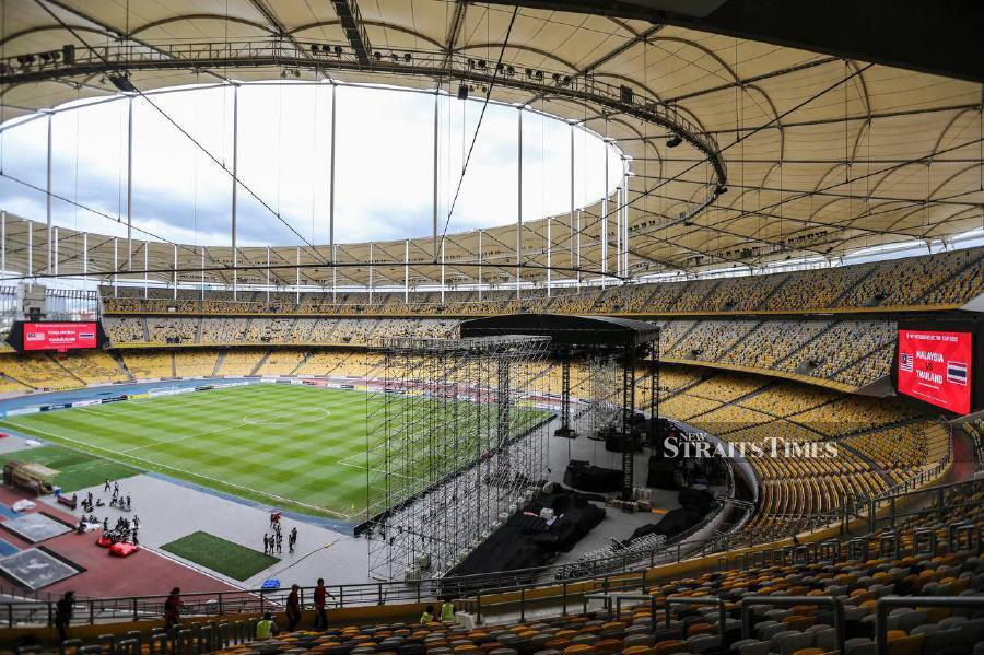 The FA of Malaysia (FAM) are hoping to keep the Bukit Jalil National Stadium as the home stadium for the national team if they reach the AFF Cup final. - NSTP/ASWADI ALIAS