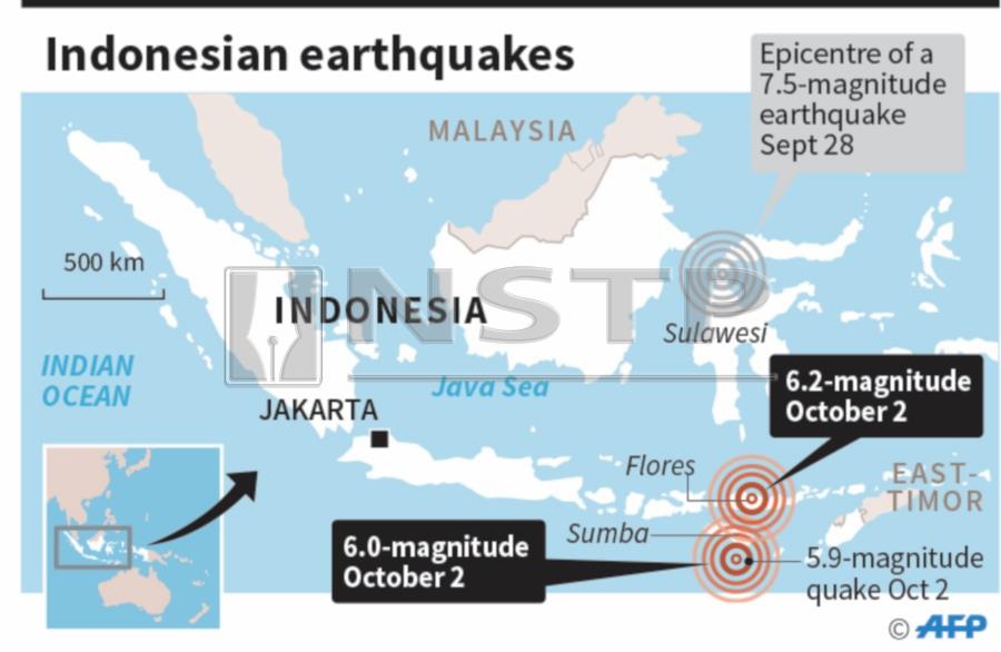 Twin Quakes Send Residents Fleeing On Indonesia S Sumba