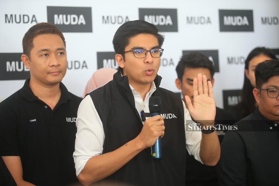 Syed Saddiq Abdul Rahman denies DAP veteran Tan Sri Lim Kit Siang’s claim that Muda is unwilling to cooperate with Prime Minister Datuk Seri Anwar Ibrahim. - NSTP file pic