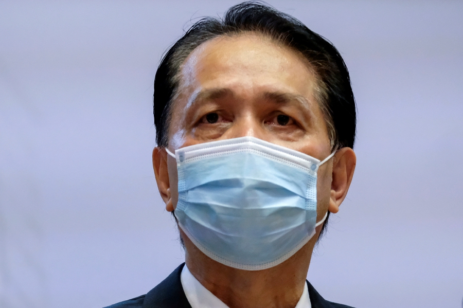 Health director-general Tan Sri Dr Noor Hisham Abdullah says the root cause of Covid-19 transmission is via droplets when in close contact or when in direct contact. - Bernama file pic