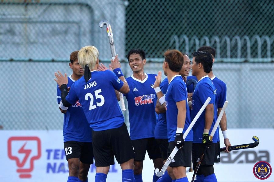 Tenaga Nasional look all set to end their 21-year title drought in the Malaysia Hockey League (MHL) today. - Pic courtesy of MHC