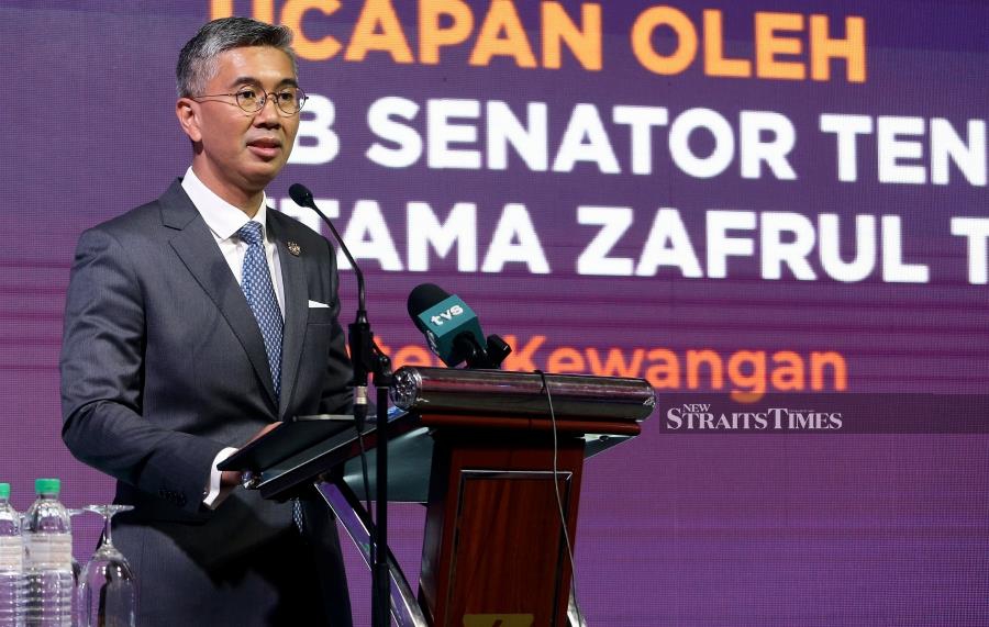 Finance Minister Tengku Datuk Seri Zafrul Abdul Aziz said the government had also allocated RM700 million to assist and encourage SMEs and MTCs to digitise their operations and use trade channels. - NSTP/MOHD FADLI HAMZAH