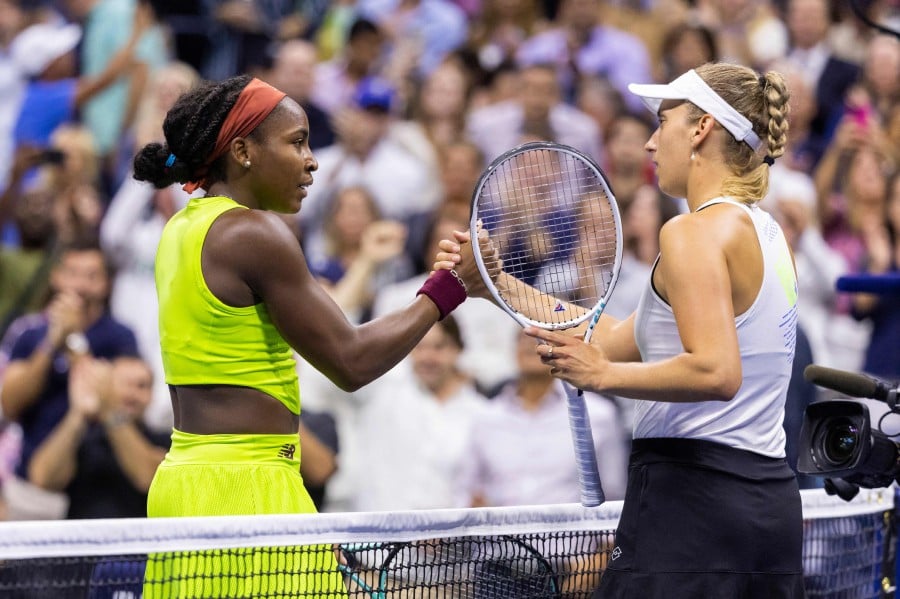 Gauff storms back, setting up Wozniacki clash at U.S. Open