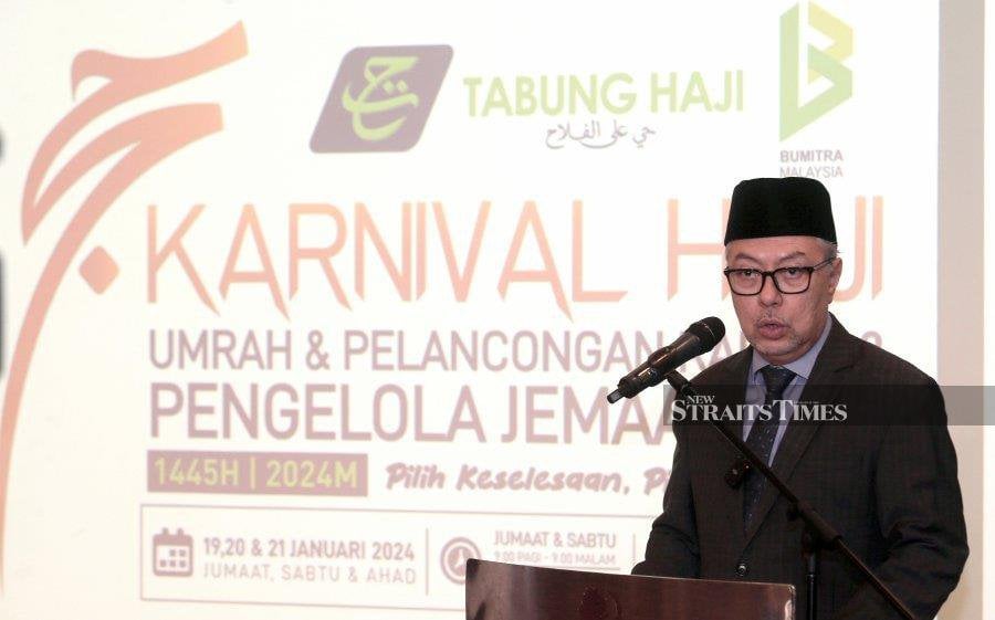 TH Haj Executive Director Datuk Seri Syed Saleh Syed Abdul Rahman said that the announcement will be made very soon. - NSTP/AMIRUDIN SAHIB