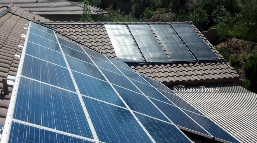 Many Malaysians have installed solar panels at home. 