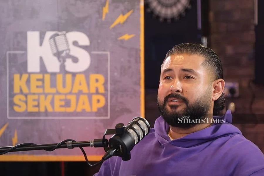 Speaking during Keluar Sekejap podcast, Tunku Mahkota of Johor (TMJ) Tunku Ismail Sultan Ibrahim said that his father was a more hands-on ruler when it came to the best interests of the people. - Pic screengrab from Keluar Sekejap YoutTube podcast