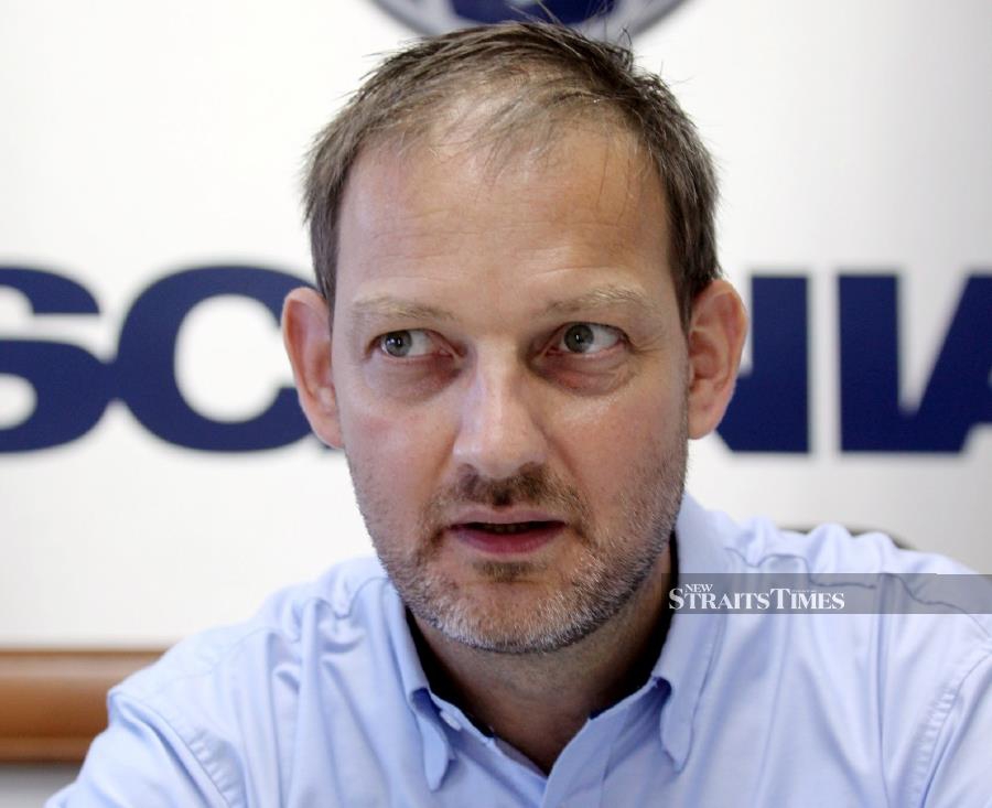 (File pix) Scania Southeast Asia Pre-Sales director, Tom Kuiphuiss. Pix by NSTP/Muhd Asyraf Sawal 