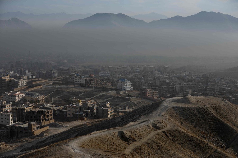 A general view of west Kabul. -- AFP