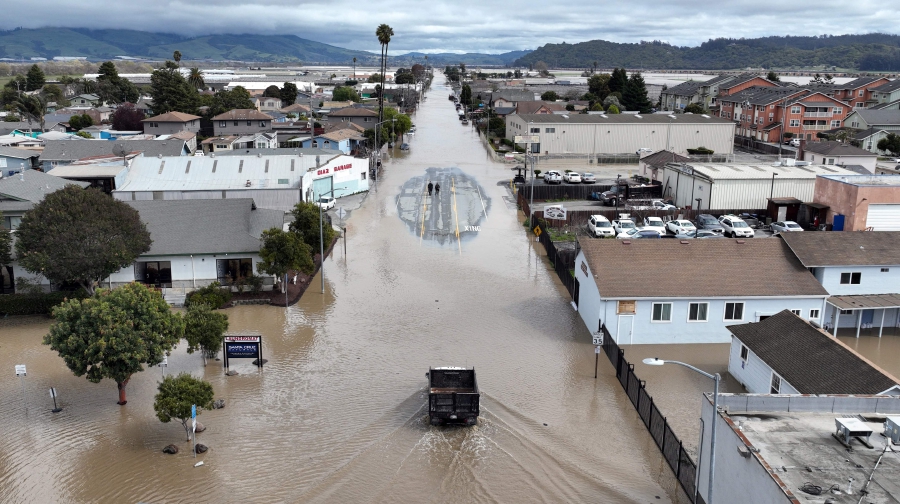 As atmospheric river exits, a new storm threatens California | New ...