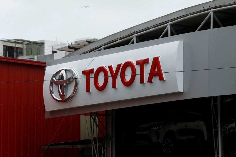 Toyota Motor said it would halt six production lines at five plants in Japan from Thursday due to a parts shortage. Reuters pic