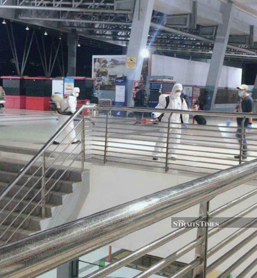 Terminal Sentral Kuantan Undergoes Disinfection After Covid 19 Case