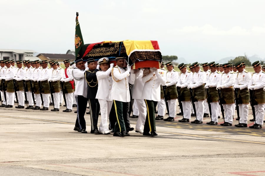 The state funeral for the former Sarawak Governor Tun Abdul Taib Mahmud will take place today. - BERNAMA pic