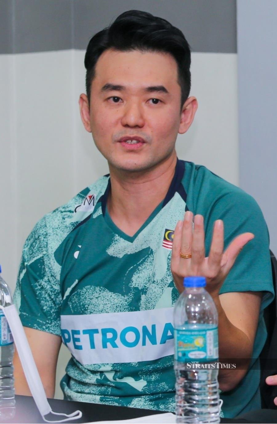 National men's doubles coach Tan Bin Shen. -- NSTP Filepic