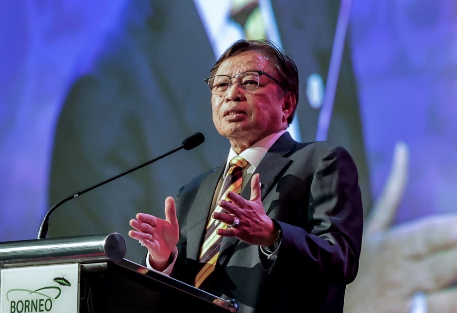 Sarawak Premier Tan Sri Abang Johari Openg. -Bernama file pic
