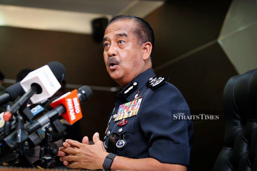 Inspector General of Police, Tan Sri Razarudin Husain said the police is aware of the case and have opened the investigation papers. - NSTP/ASWADI ALIAS