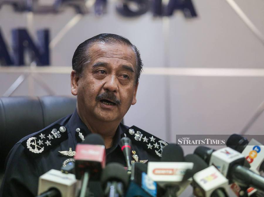 Inspector General of Police Tan Sri Razarudin Husain said eight people, including the mastermind aged 29 to 56 were etained in various locations in Sabah, Selangor, Perak and here on Nov 6. - NSTP/HAZREEN MOHAMAD