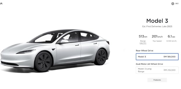 Standard model 3 deals tesla