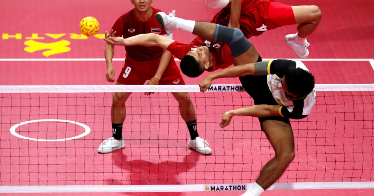 Thailand Sepak Takraw Team Spring To Sea Games Gold