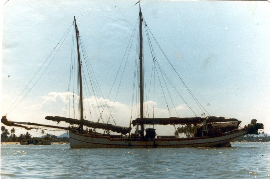 An image of the Pinas Sabar, the last sailing pinas boat of Kuala Terengganu. - File pic credit (Cristoph Swoboda)