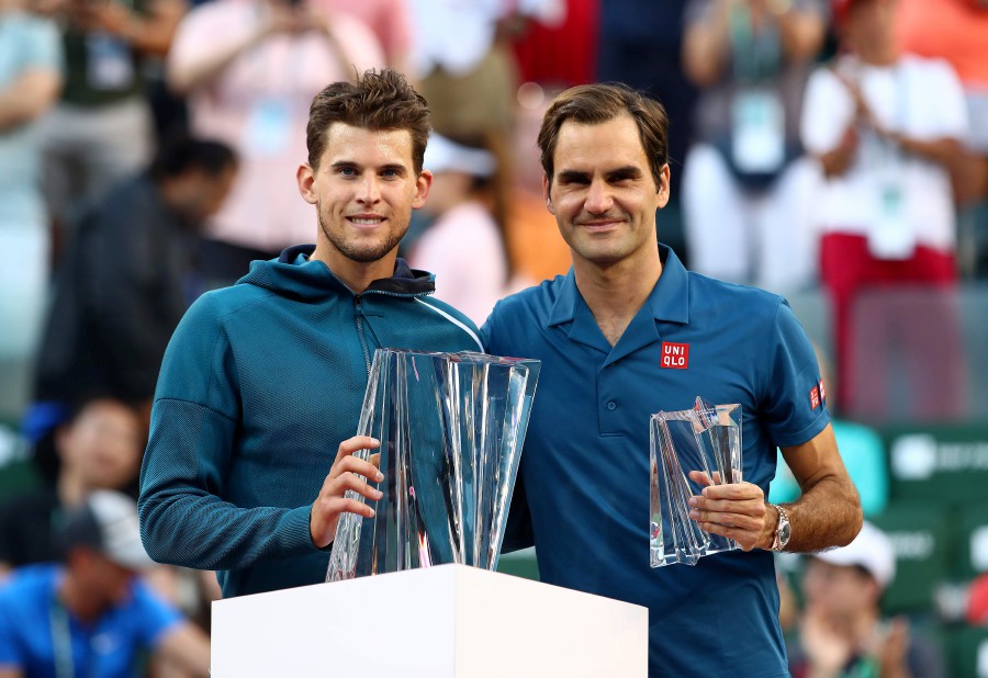 ATP rankings: Dominic Thiem leapfrogs Roger Federer to career best