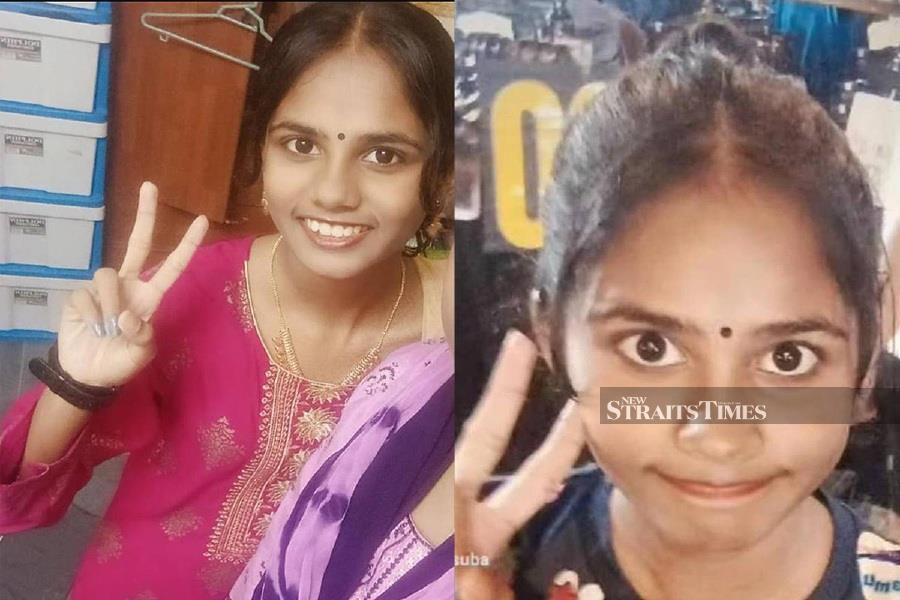 Thiriyashini Murali Krishna is feared missing from her home in Taman Pagoh Jaya, Panchor, since Tuesday. Pic courtesy of PDRM