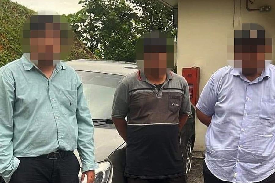 The trio were detained last week for trespassing the official residence of Selangor Menteri Besar. 