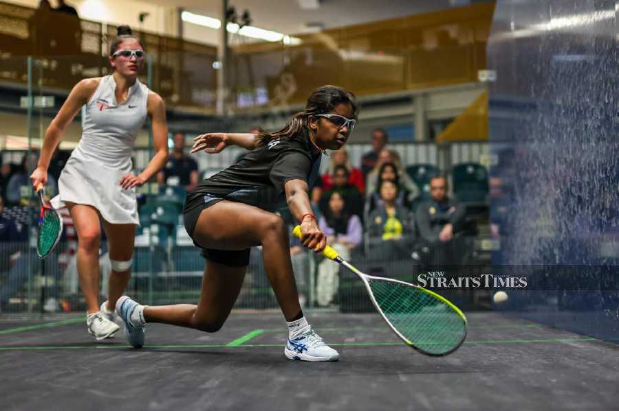U. Thanusaa will be playing in her last British Junior Open (BJO) in Birmingham from Jan 3-7, and the squash player hopes to end it with a bang. - NSTP File pic