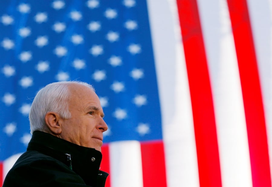 Image result for Late U.S. Senator John McCain w