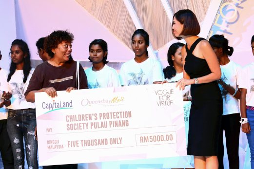 The Vogue for Virtue charity fashion show was aimed at helping less fortunate children via donations and registrations fees collected throughout its month-long Model Search, which started Apr 2. Pix by AMIR IRSYAD OMAR.