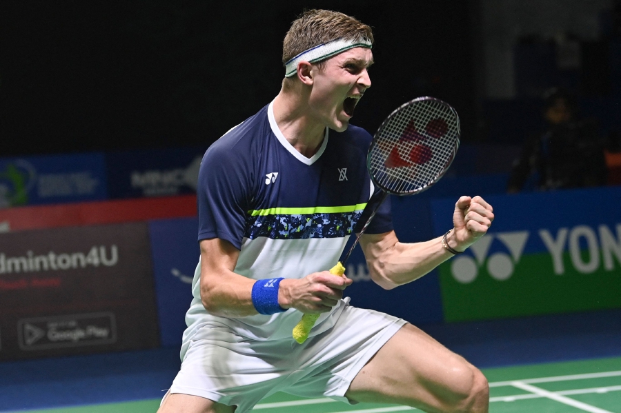 World No 1 Viktor Axelsen will not be coached by Denmark’s head coach, Kenneth Jonassen, or his father-in-law, Henrik “PK” Rohde at the World Championships in Tokyo next week. - AFP file pic
