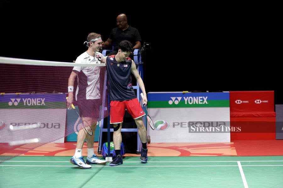 World No. 1 Viktor Axelsen secured his first title of the year by thwarting Lee Zii Jia's hopes of a home soil victory at the Malaysia Masters. - NSTP/ASWADI ALIAS